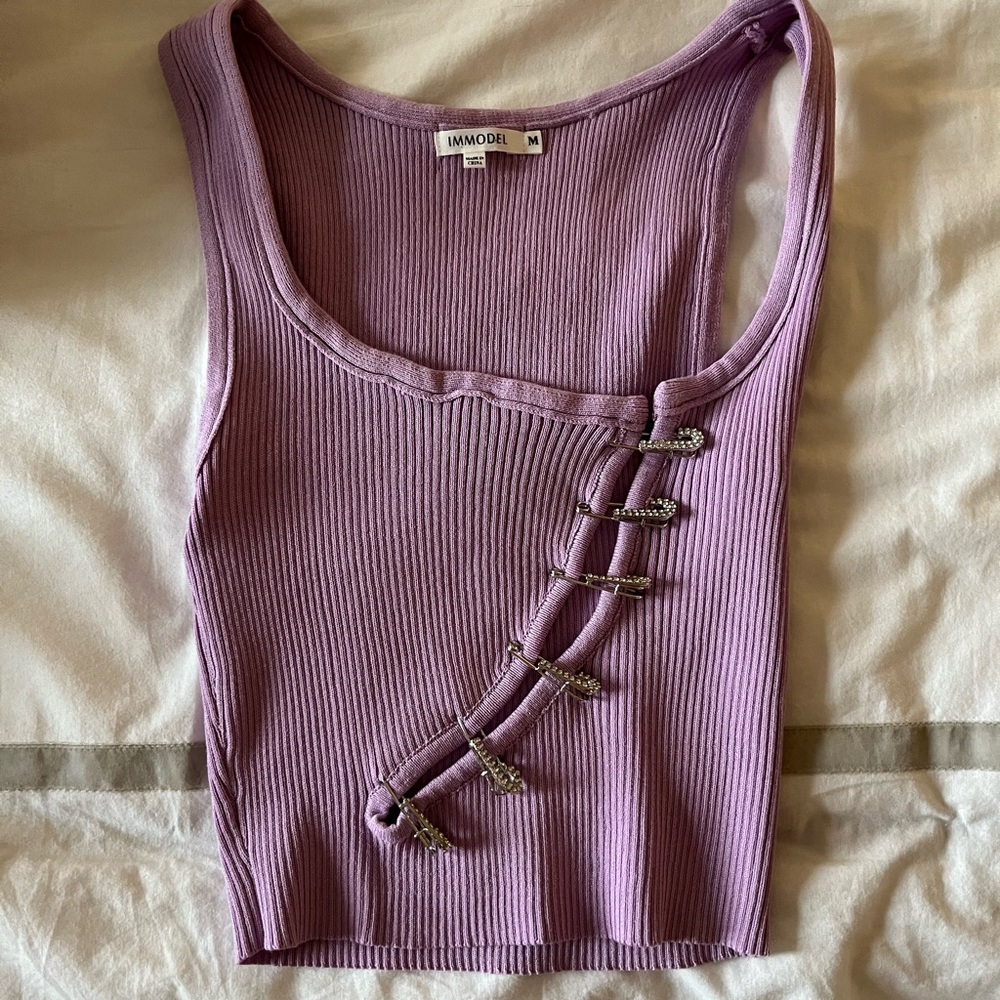Immodel Purple Safety Pin Tank